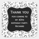 Search for 40 years old stickers Celebration