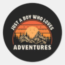 Search for love hiking stickers Adventure