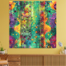 Search for psychedelic canvas prints Rainbow
