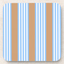 Search for striped pattern coasters Blue and white