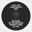 Search for african american celebration stickers Freedom