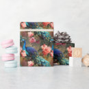 Search for peacock wrapping paper Vintage