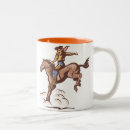 Search for bucking bronco mugs Cowboy