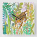 Search for jungle clocks Cute jungle animals