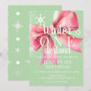 Search for snow birthday invitations Pink