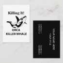 Search for orca business cards Killer whales