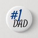 Search for number one dad badges Black