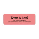 Search for brushstroke return address labels Trendy