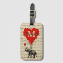 Search for love heart luggage tags Vintage