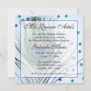 Search for peacock quinceanera invitations 15th
