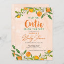 Search for clementine baby shower invitations Watercolor
