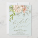 Search for vintage bridal shower invitations Botanical