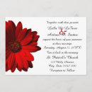 Search for gerbera daisy invitations Red