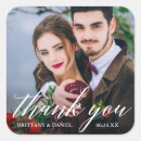 Search for thank you calligraphy wedding stickers Modern