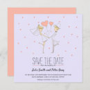 Search for bride and groom cartoon invitations Modern