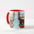 Search for christmas pug mugs Cute