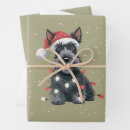 Search for scottie dog christmas wrapping paper Santa