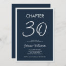 Search for blue party invitations Thirty