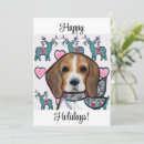 Search for beagle christmas cards Santa