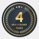 Search for 4th anniversary stickers Anniversaries