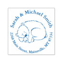 Search for polar bear rubber stamps Winter