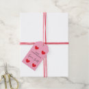Search for red heart gift tags Pattern