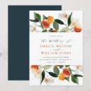 Search for citrus wedding invitations Watercolor floral