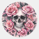 Search for skull and roses stickers Macabre
