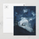 Search for blue watercolor postcards Forest