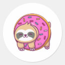 Search for cartoon sloth stickers Kawaii