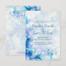 Search for abstract flower invitations Blue