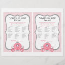Search for princess baby shower games party stationery Girl