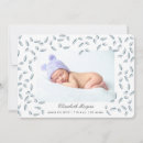 Search for blue birth announcement cards Minimalist