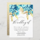 Search for aqua blue floral wedding invitations Flowers