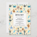 Search for anchor birthday invitations Coastal