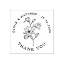 Search for floral rubber stamps Typography