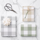 Search for green gingham wrapping paper Check