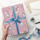 Search for unicorn birthday wrapping paper Watercolor