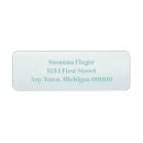 Search for abstract blue return address labels Unique