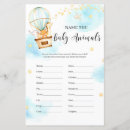 Search for giraffe stamp invitations Hot air balloon