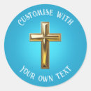 Search for golden cross stickers Christian