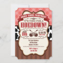 Search for country western hoedown invitations Rustic