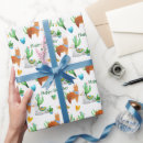 Search for llama birthday wrapping paper Kids