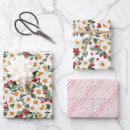 Search for christmas bunny wrapping paper Watercolor