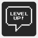 Search for level up stickers Nerd