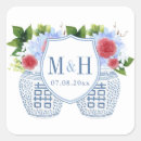 Search for blue and red wedding stickers Couple