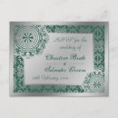 Search for turquoise and silver invitations Vintage