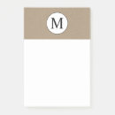 Search for kraft paper post it notes Rustic