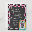 Search for 1950s birthday invitations Rock n roll