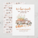 Search for thanksgiving moving announcement cards Pumpkin